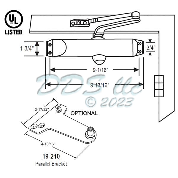 Entrance Door Closer 18-68 1