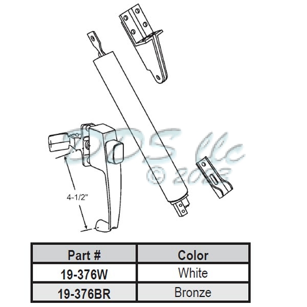 Door Hardware Kit 19-376BR 1