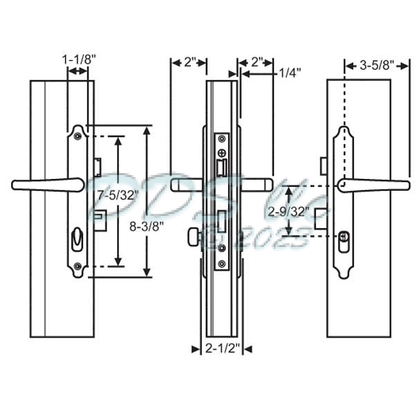 Lever Latch Set 19-466 1
