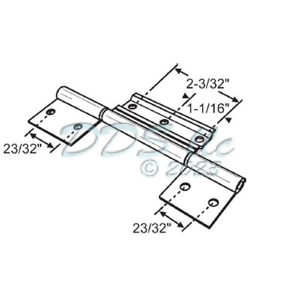 Screen Door Hinge 19-708W 1
