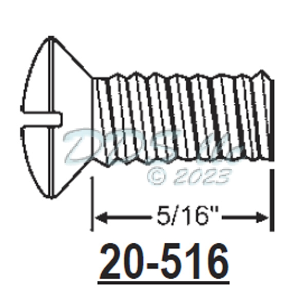 Oval Head Screw 20-516 1