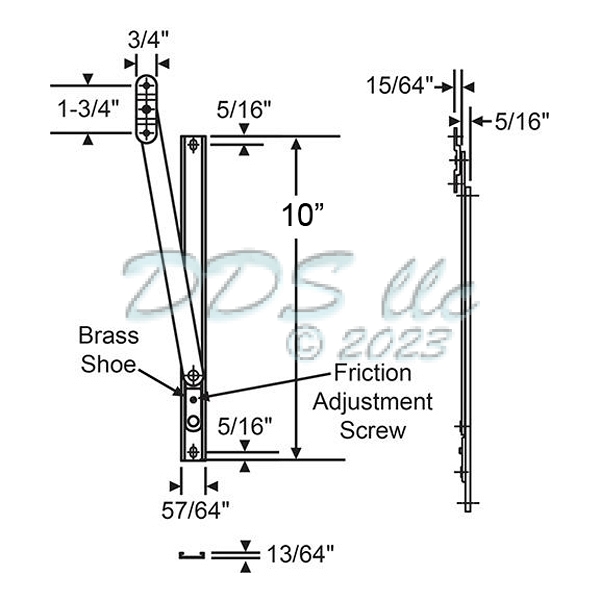 10 inch HD Friction Adjuster 28-10-10-0 1