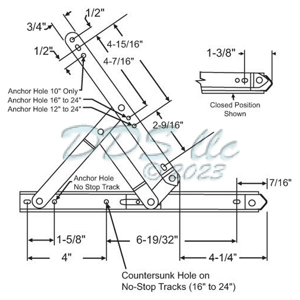 12&quot; Truth Anderberg 301ss Series Hinge 28-12-3-14 1