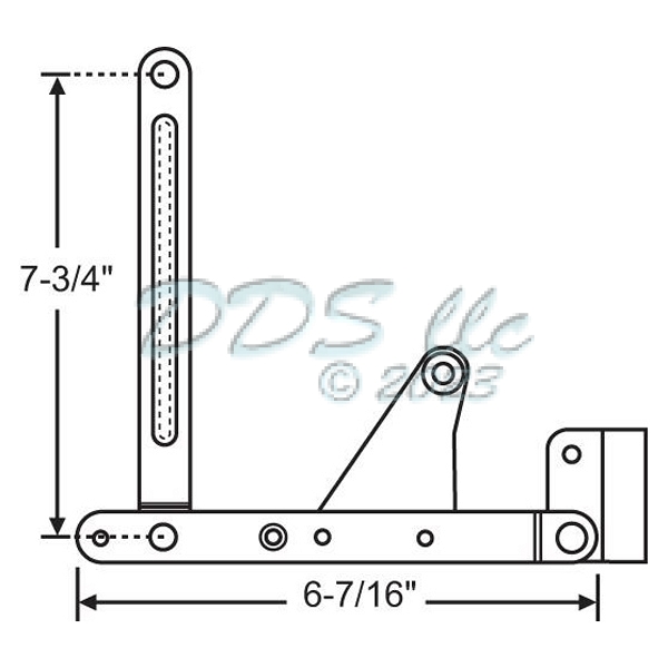 Egress Bottom Hinge Assembly 28-80RH 1