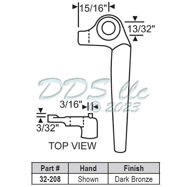 1 Hole Handle Project Out 32-208 1