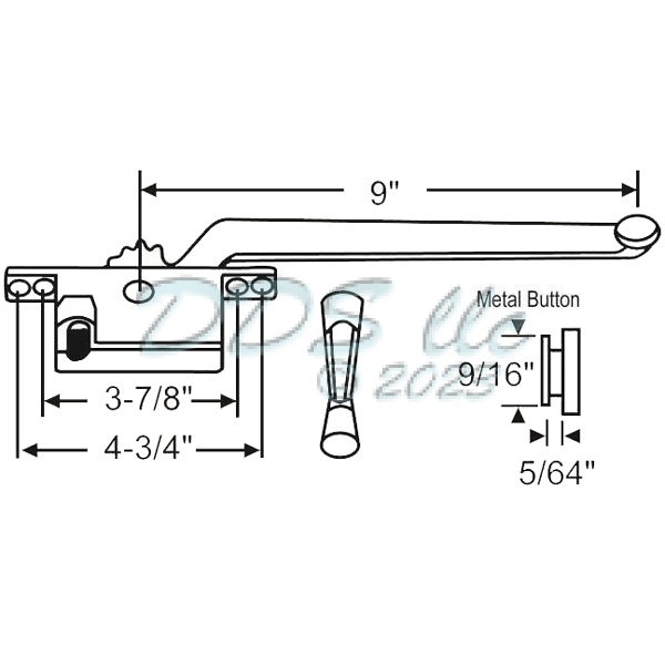 Face Mount Casement Operator 36-113 1