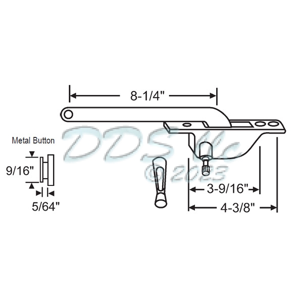 Thorn Face Mount Casement Operator 36-134 1