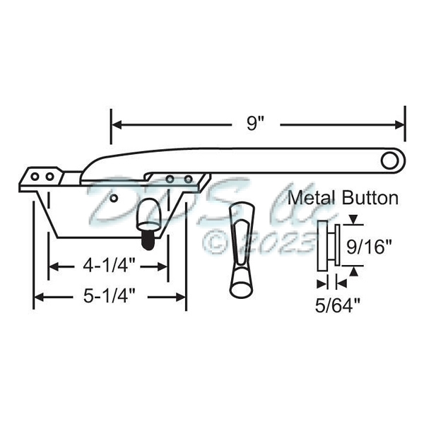 Face Mount Casement Operator 36-137 1