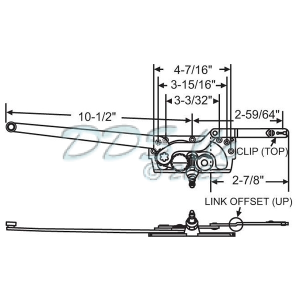 Sill Mounted Casement Operators 36-183 1
