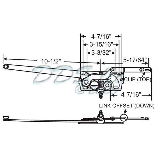 Sill Mounted Casement Operators 36-192 1
