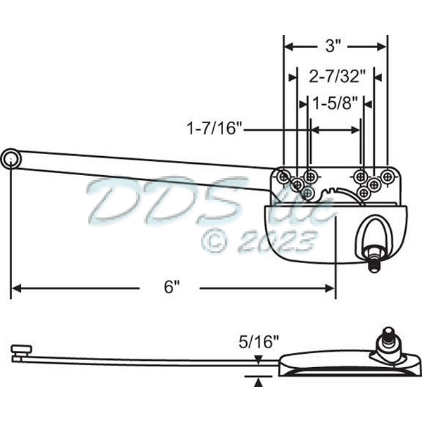 Truth Sill Mounted Casement Operators 36-213-1E 1