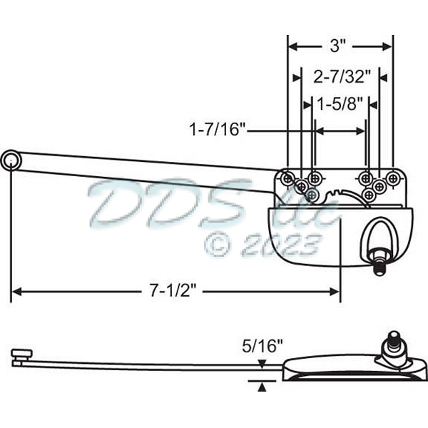 Sill Mounted Casement Operators 36-216-1E 1