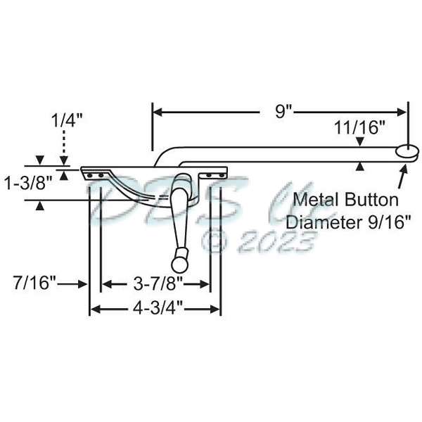 Face Mount Casement Operator 36-312 1