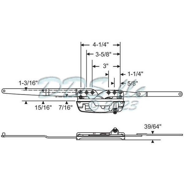 Sill Mounted Casement Operator 36-368ENSS 1