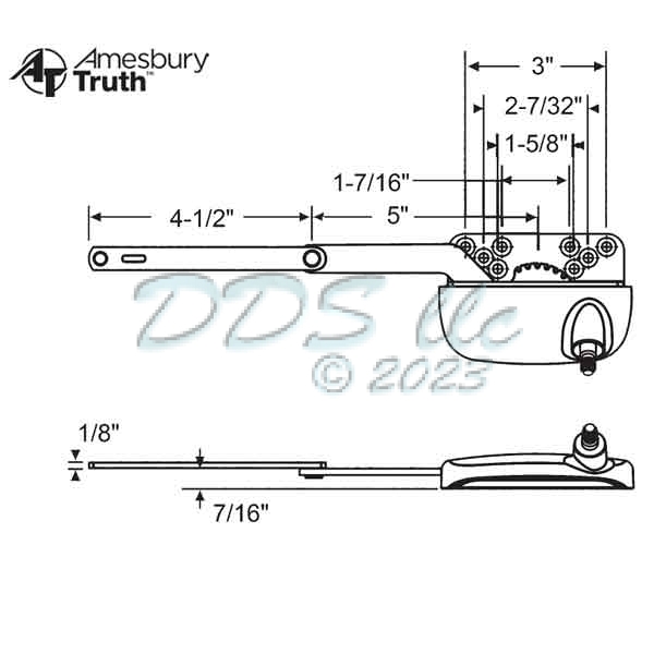 Sill Mounted Casement Operators 36-390-3E 1