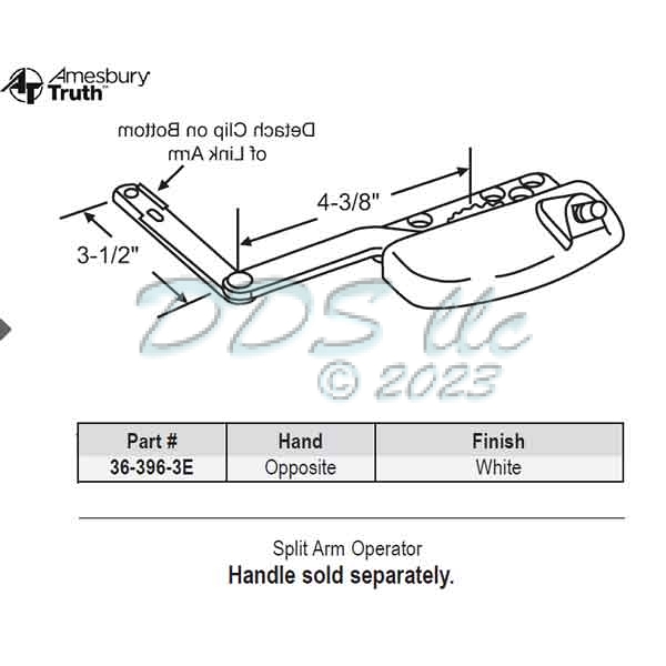 Sill Mounted Casement Operators 36-396-3E 1