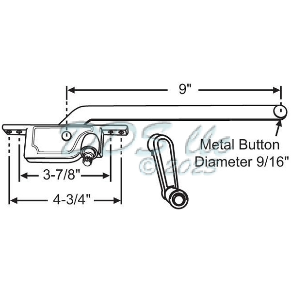 Face Mount Casement Operator 36-446 1