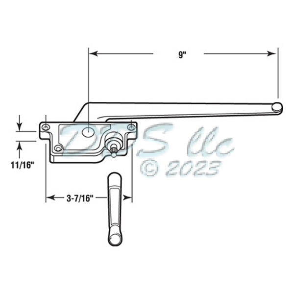 Sill Mounted Casement Operator 36-454 1