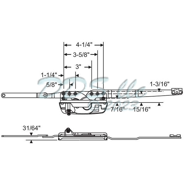 Sill Mounted Casement Operator 36-468EN 1