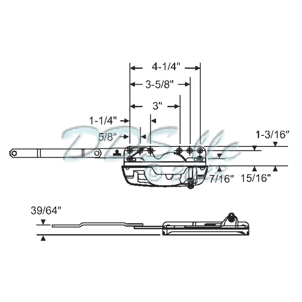 Sill Mounted Casement Operator 36-471EN 1