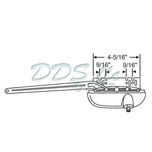 Sill Mounted Casement Operator 36-486RHBEW 1