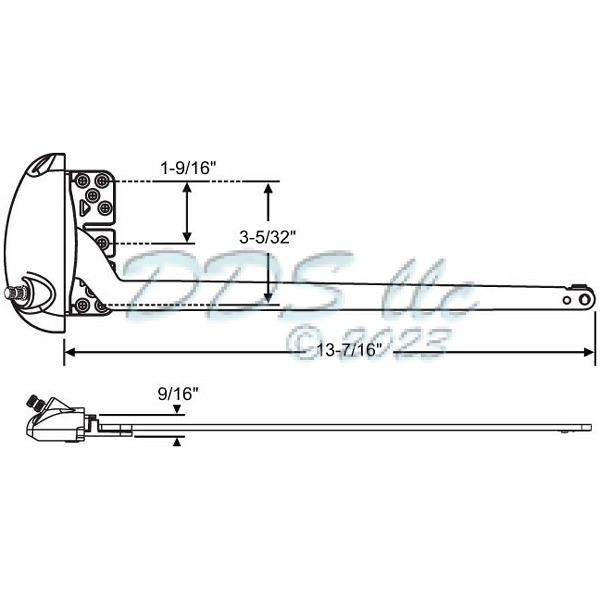 Sill Mounted Casement Operator 36-514SSW-XD 1