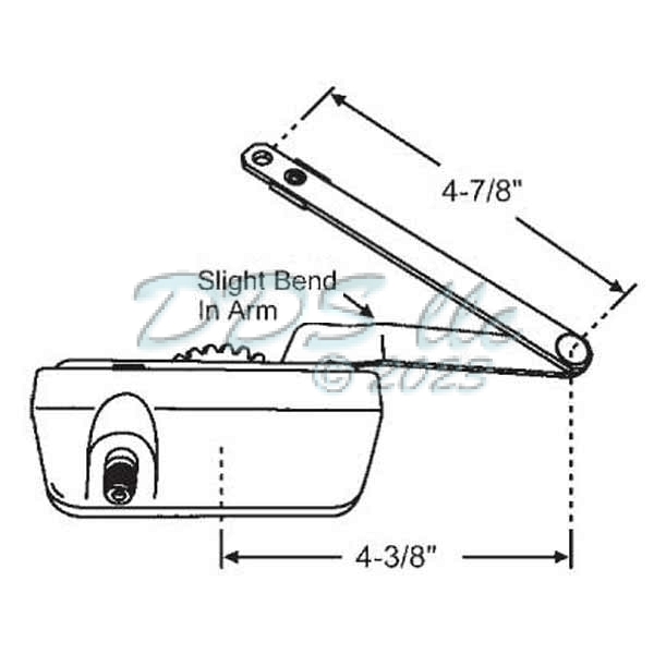 GU Sill Mounted Casement Operators 36-516RHowM 2