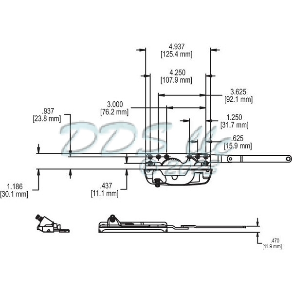 Sill Mounted Casement Operator 36-555EN 1