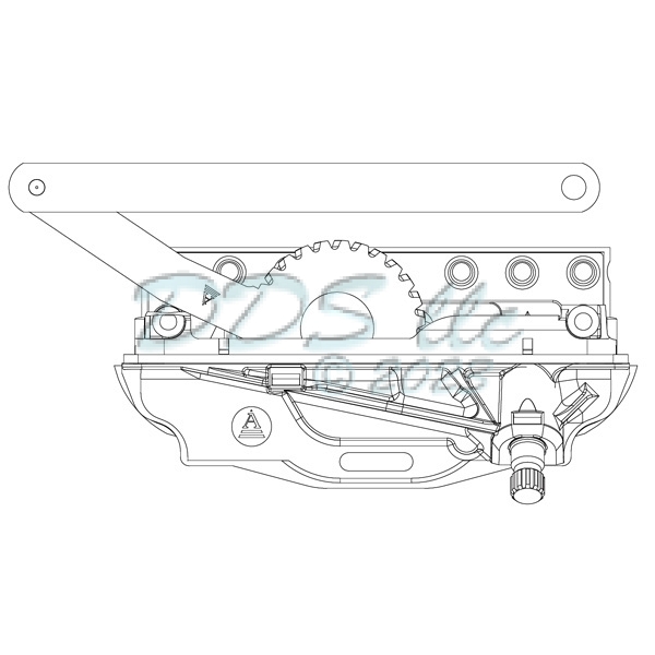 Ashland Left Hand Casement Operator 36-563LHss 1