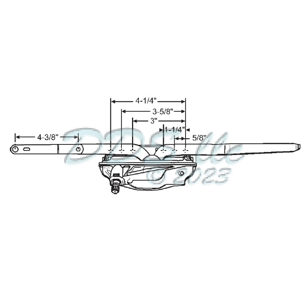 Ashland Dual Arm Casement Operator 36-566ss 1