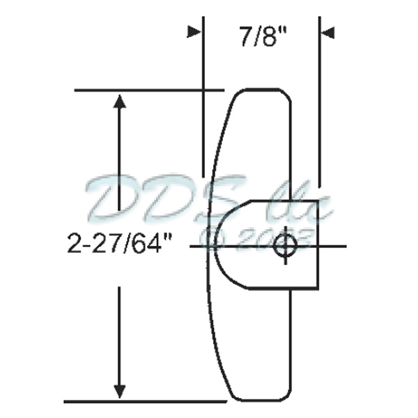 T Handle Bronze Finish 37-113B 1