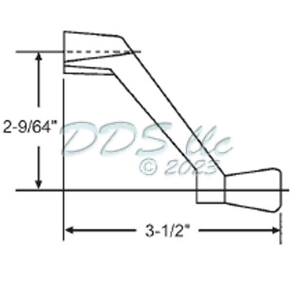 Long Crank Handle-Bronze 37-137-1 1