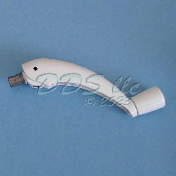 Folding Crank Handle Blue White 37-221bew 2
