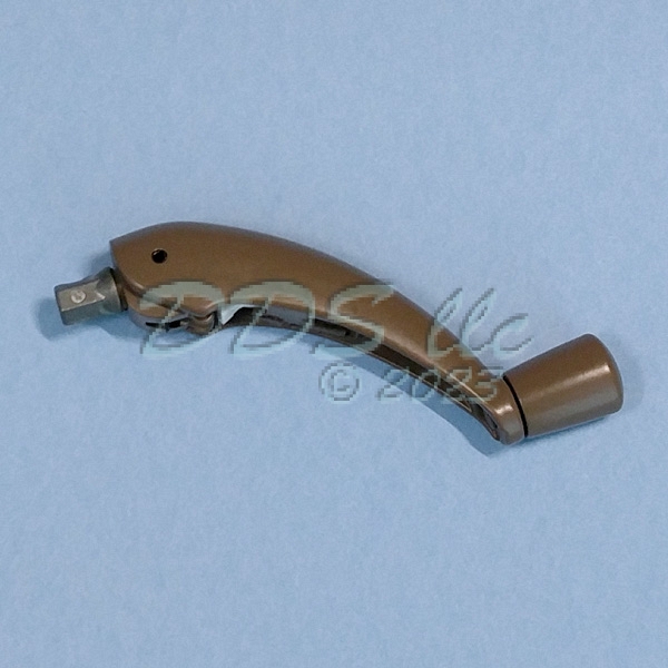 Folding Crank Handle Earth Brown 37-221EB 2