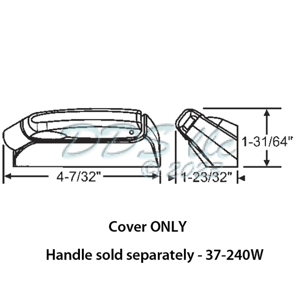 Ashland Operator Cover LH Bronze 37-254LBZ 1