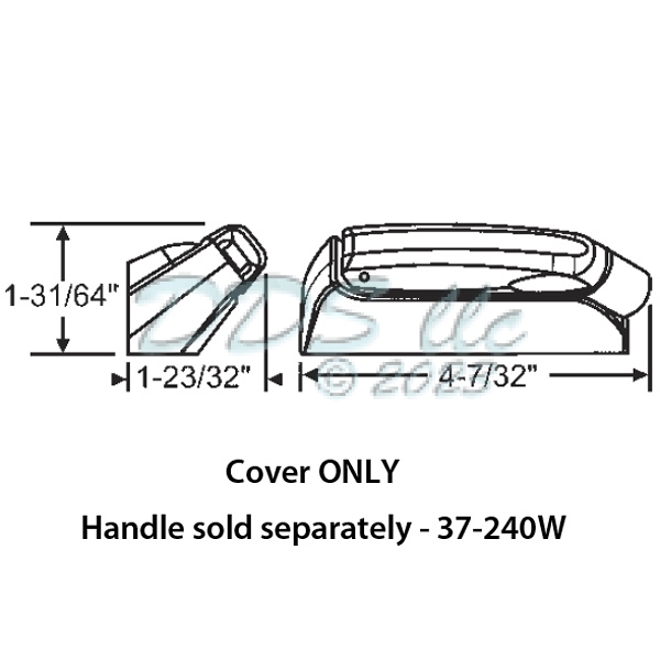 Ashland Operator Cover RH Bronze 37-254RBZ 1