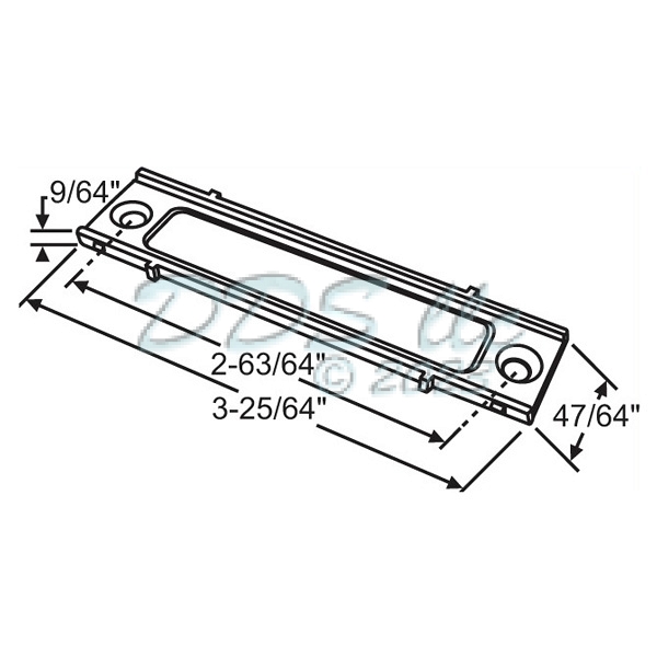 Backing Cover Plate 39-1030 1