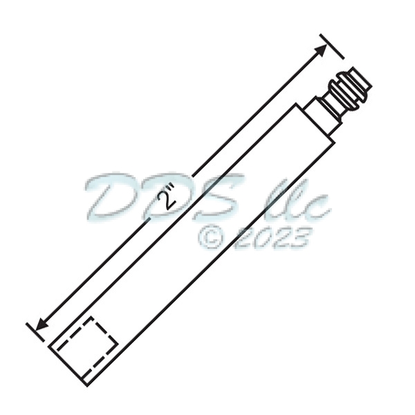 Handle Extension White 39-118-3 1