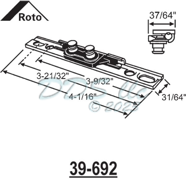 Roto Awning Bracket 39-692 1