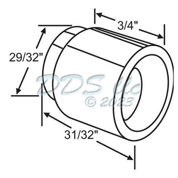 Handle Extension Satin Nickel 39-714P 1