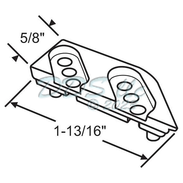 Casement keeper 39-895 1