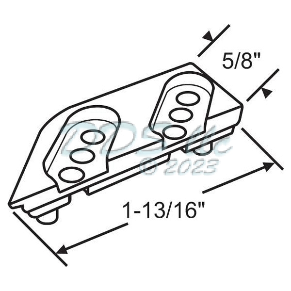 Casement keeper 39-896 1