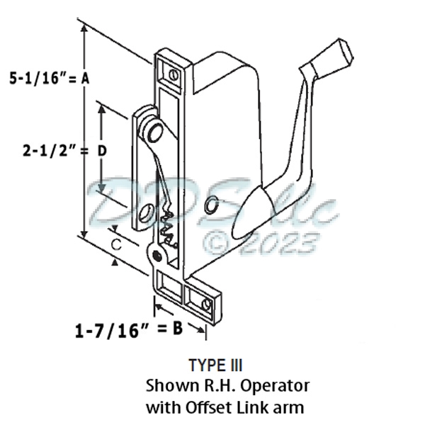 Window Operator 41-457PB D 2