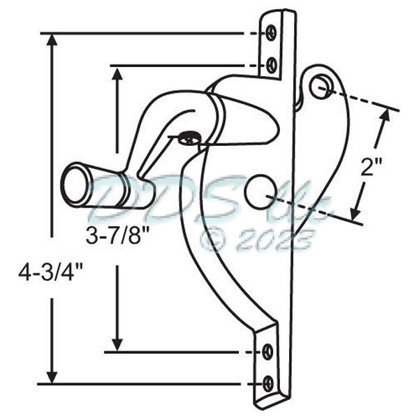 D-8 Jalousie Operator 41J-243P 1