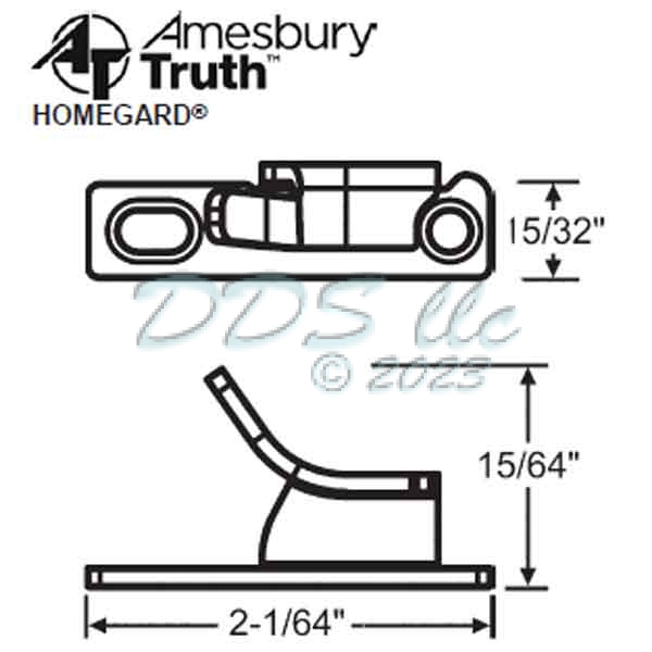 Casement keeper 50-1118 1