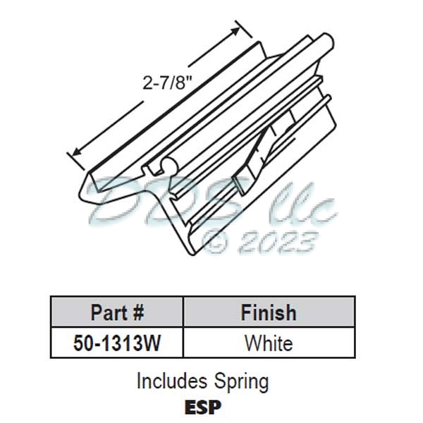Extruded Sash Lift 50-1313w 1