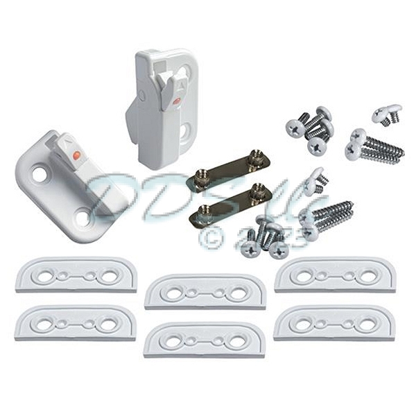 Plastic Single Action Ventlock White 50-2007BEW 2