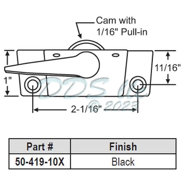 Window Sash Lock 50-419-10X 1
