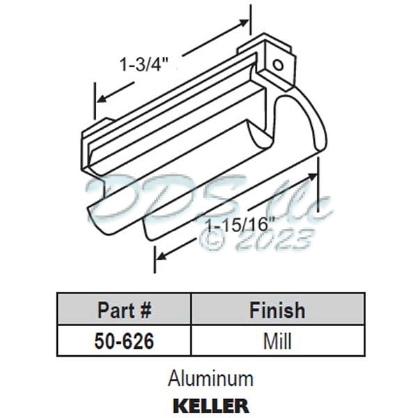 Extruded Sash Handles & Lifts 50-626 1