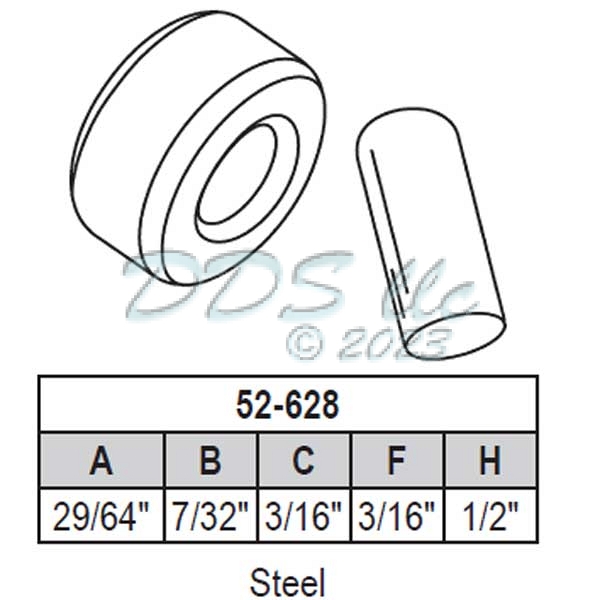 Sliding Window Wheels 52-628 1